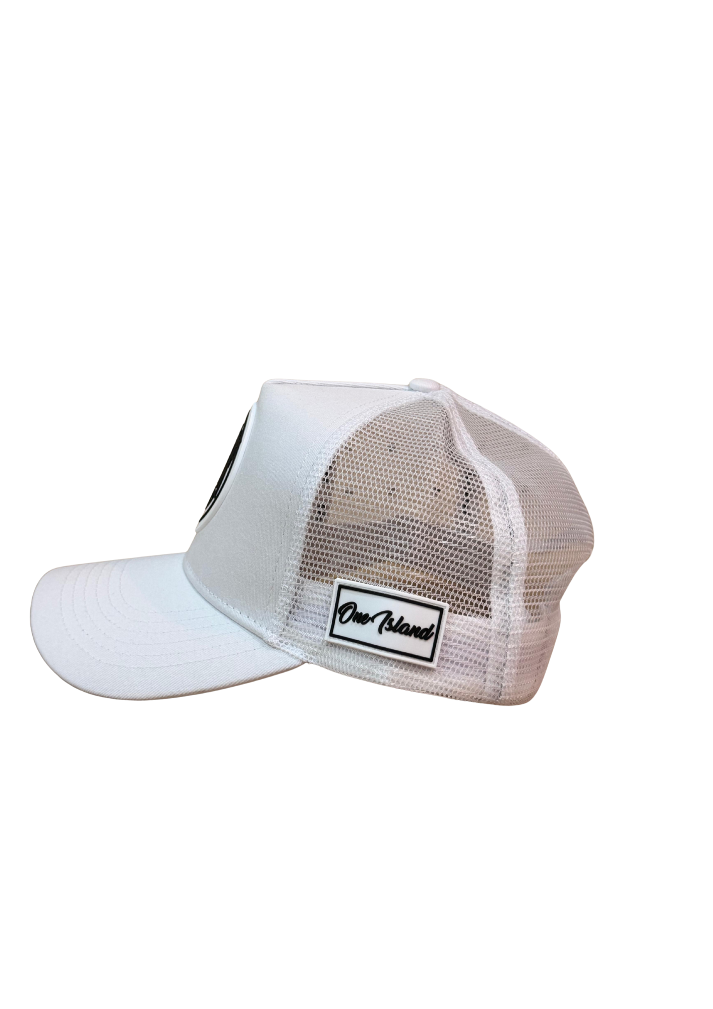 Casquette blanche avec logo noir SXM