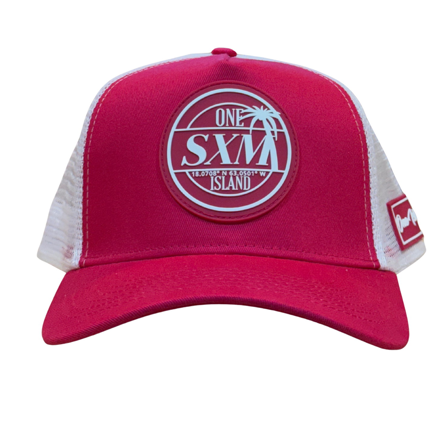 Casquette fuchsia & blanc avec logo blanc SXM