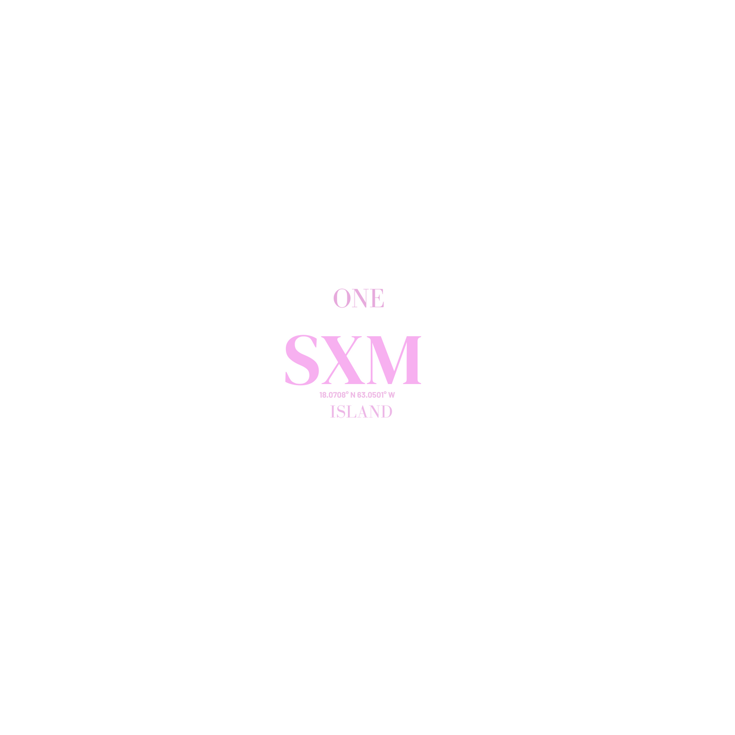 T-Shirt manche courte Rose adulte SXM