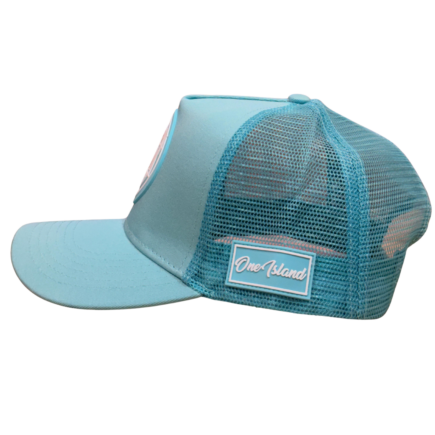 Casquette bleu turquoise avec logo blanc SXM