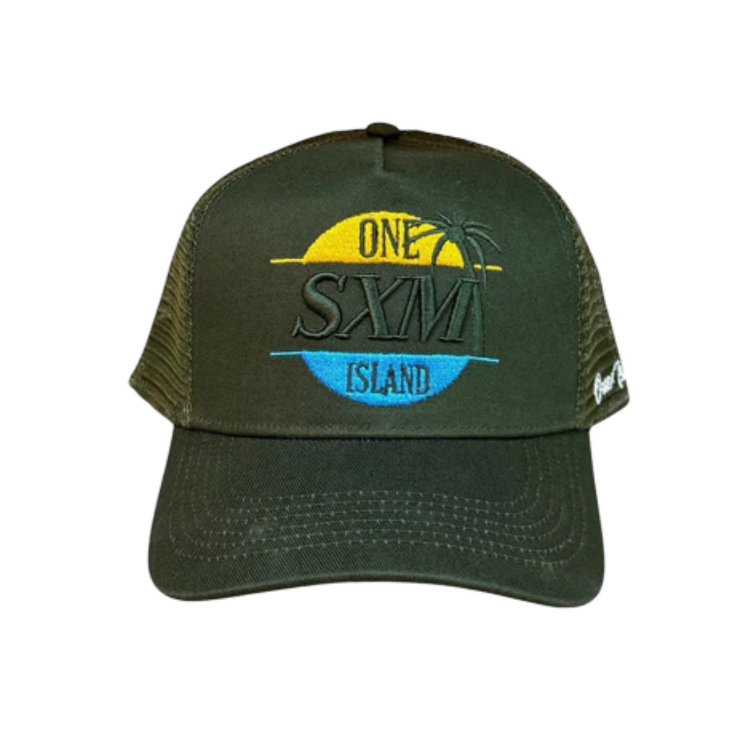 Casquette kaki brode logo SXM