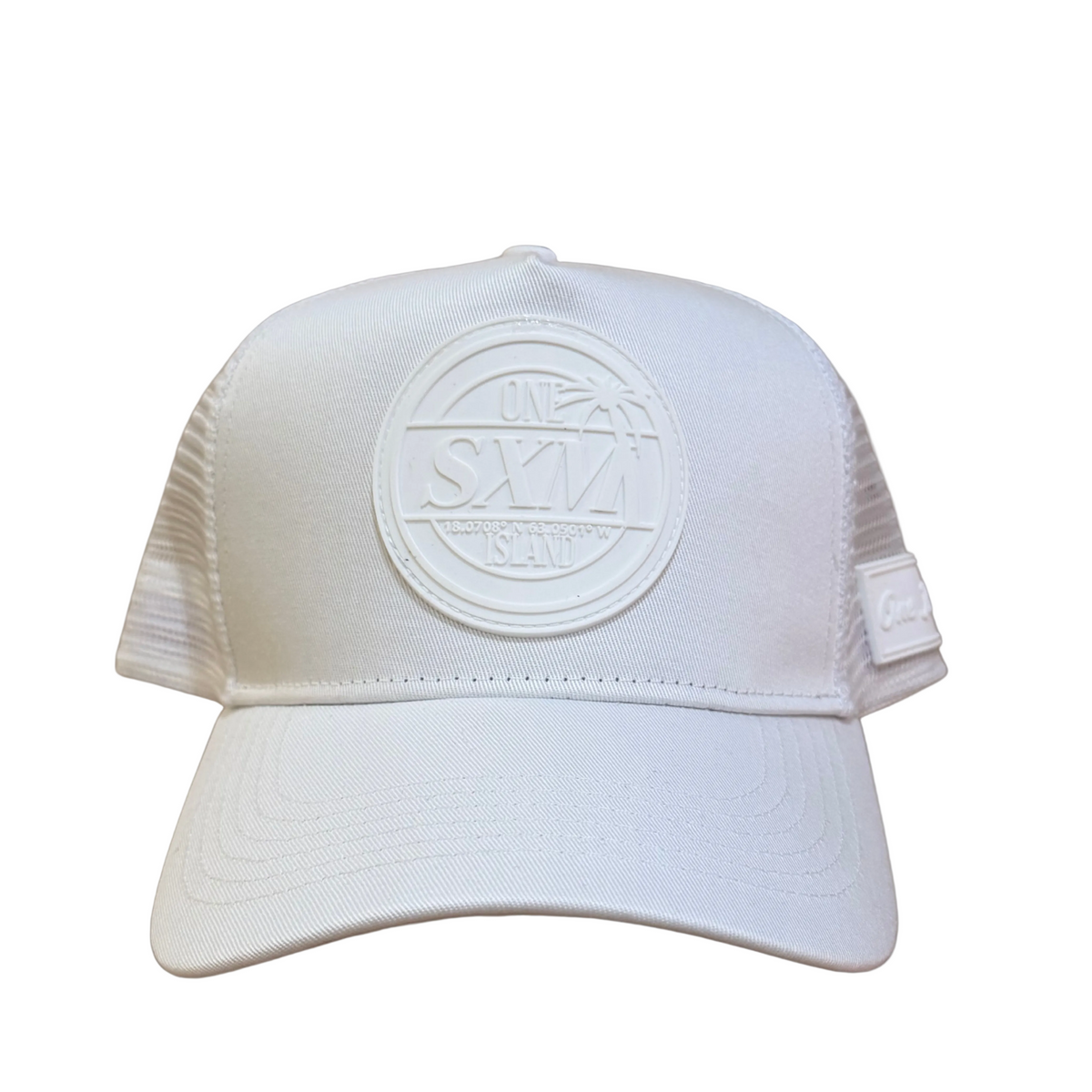 Casquette blanche avec logo blanc SXM