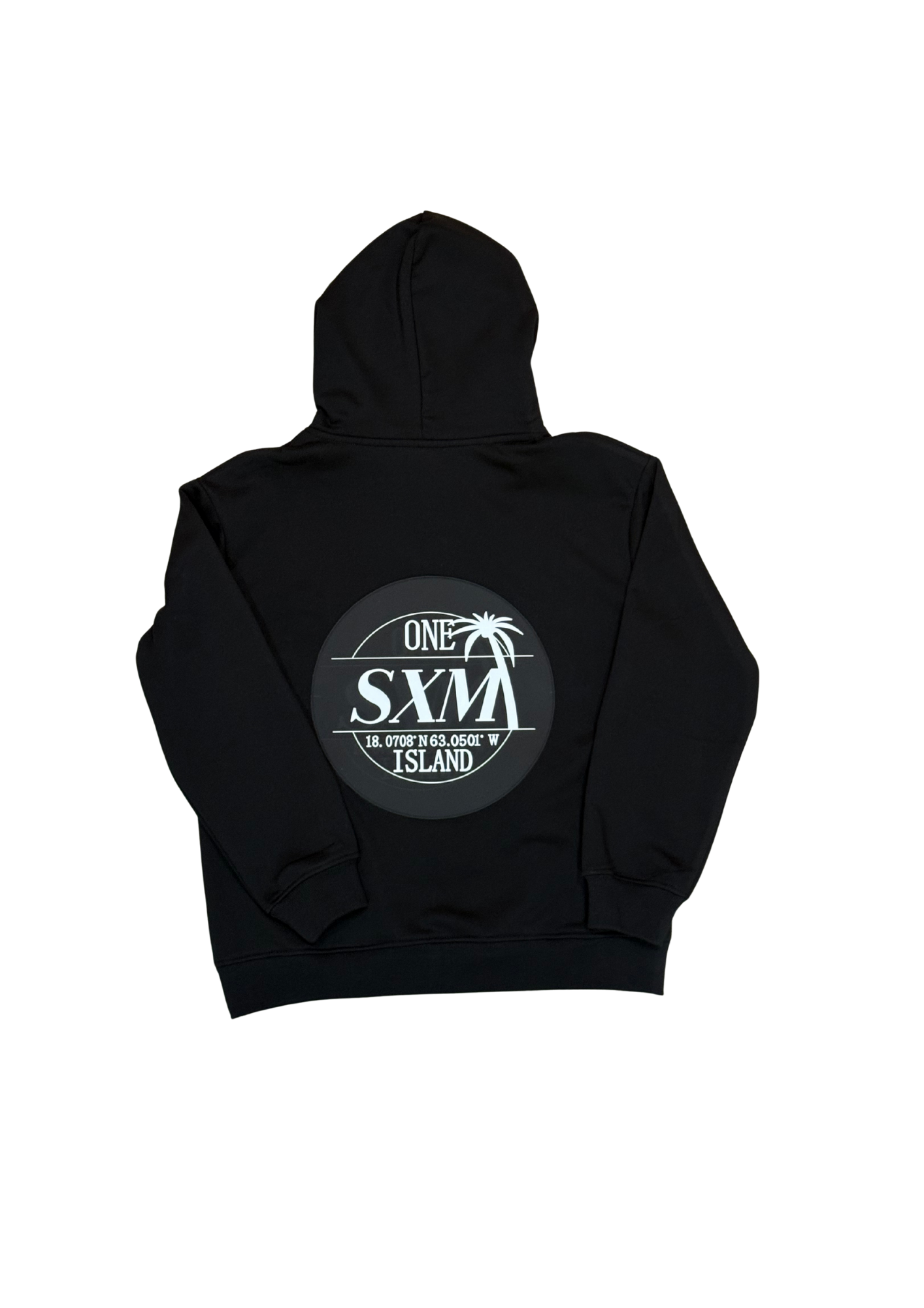 Hoodies a capuche noir avec logo SXM