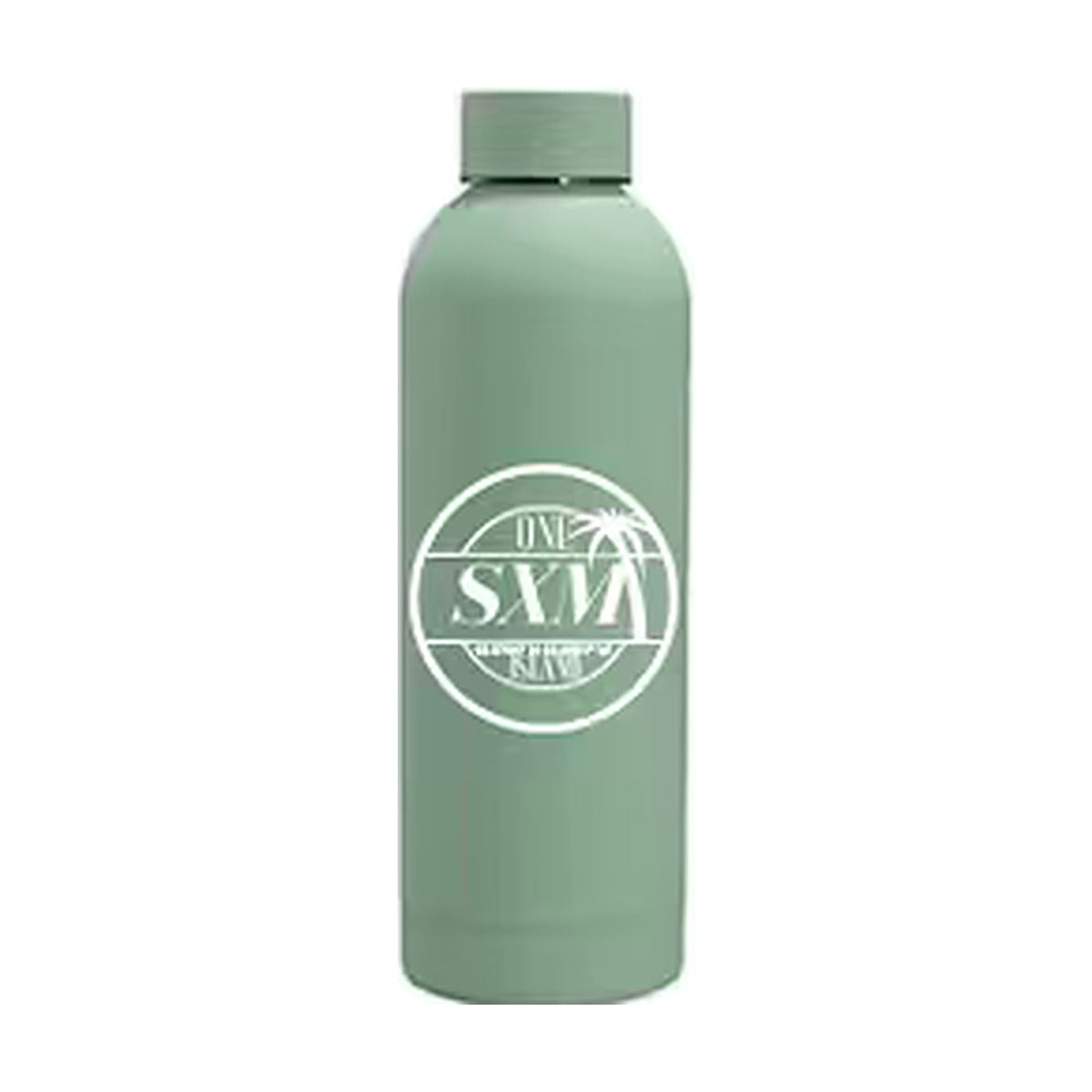 Bouteille isotherme SXM One Island vert sauge 75 cl avec logo