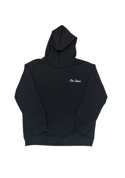 Hoodies a capuche noir avec logo SXM
