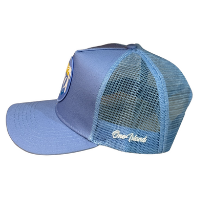 Casquette MTQ bleu lila avec logo blanc