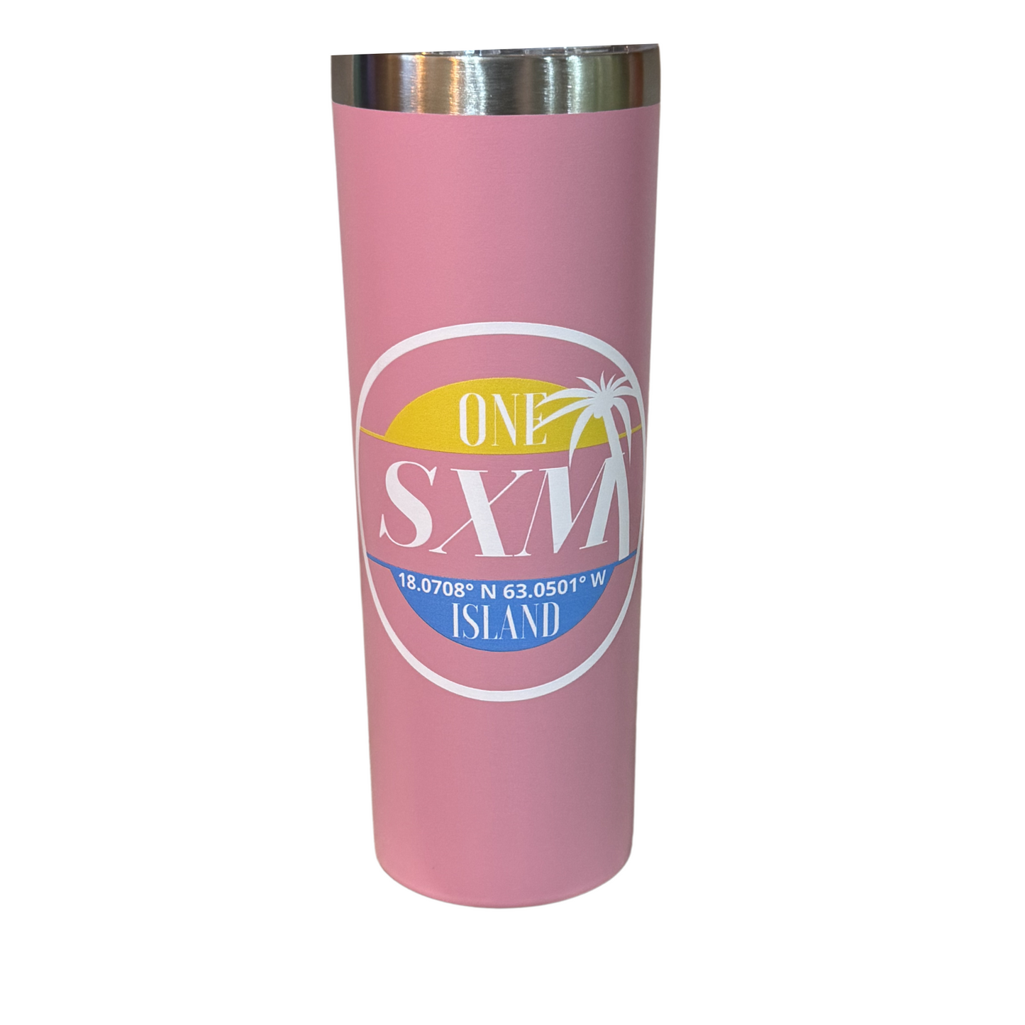 Tumbler moyen SXM rose