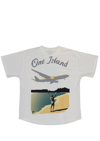 T-Shirt manches courtes blanc adulte SXM