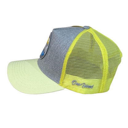 Casquette bi-color Grise et Jaune SXM