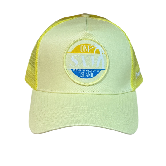 Casquette Jaune pastel SXM