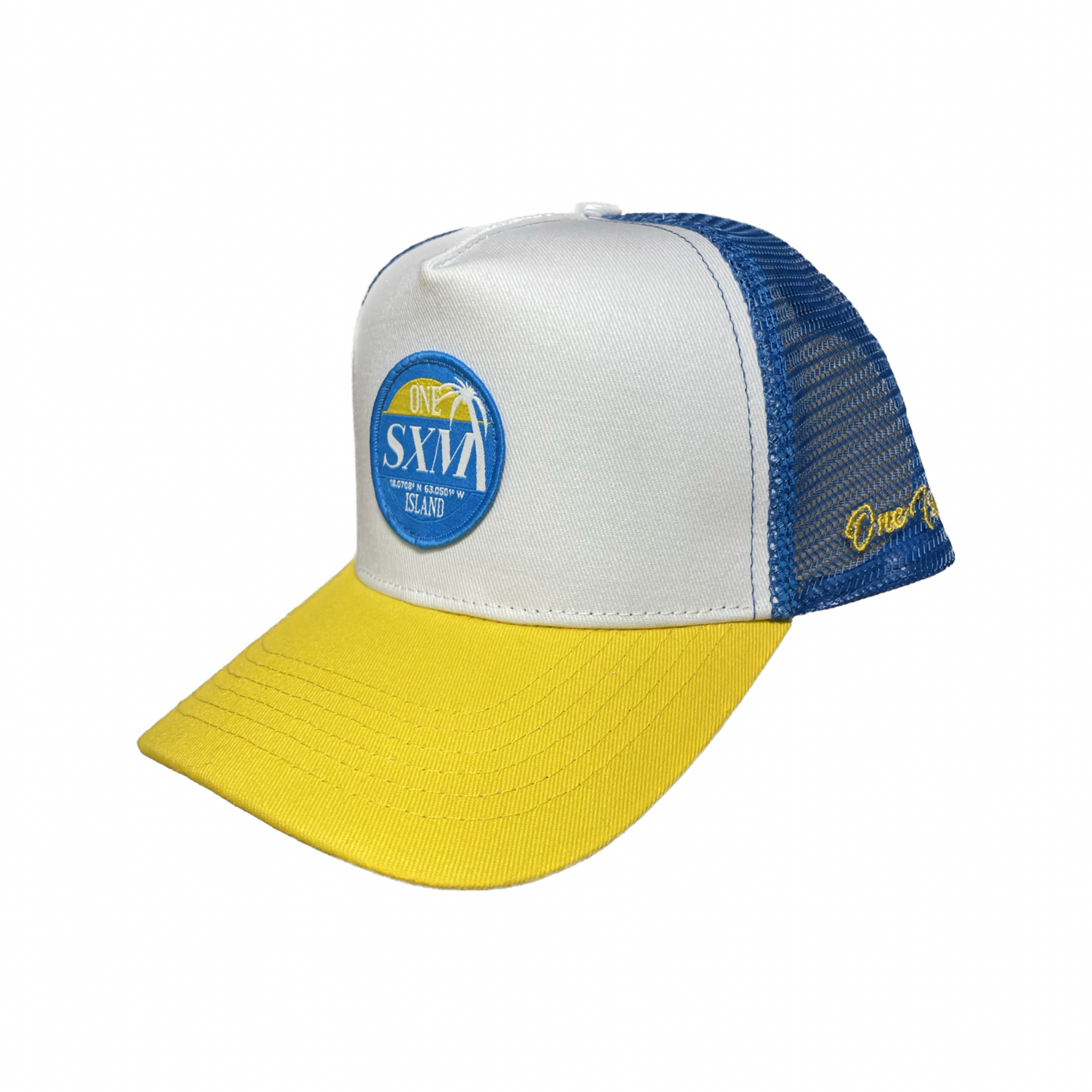 Casquette enfant tri-color Bleu Blanc Jaune SXM