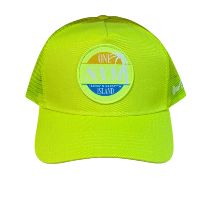 Casquette Jaune fluo SXM