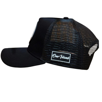 Casquette noir avec logo bleu ciel SXM