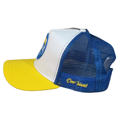 Casquette tri-color Bleue, Jaune et Blanche SXM