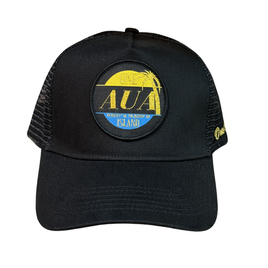 Casquette AUA noir avec logo doré