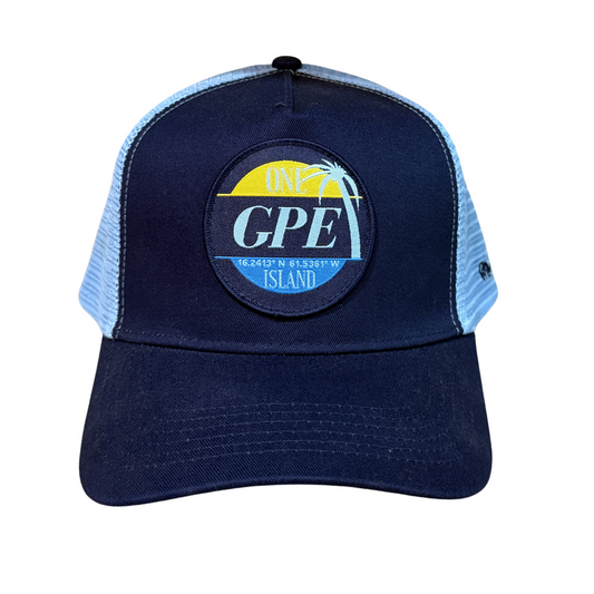 Casquette bicolore bleu GPE