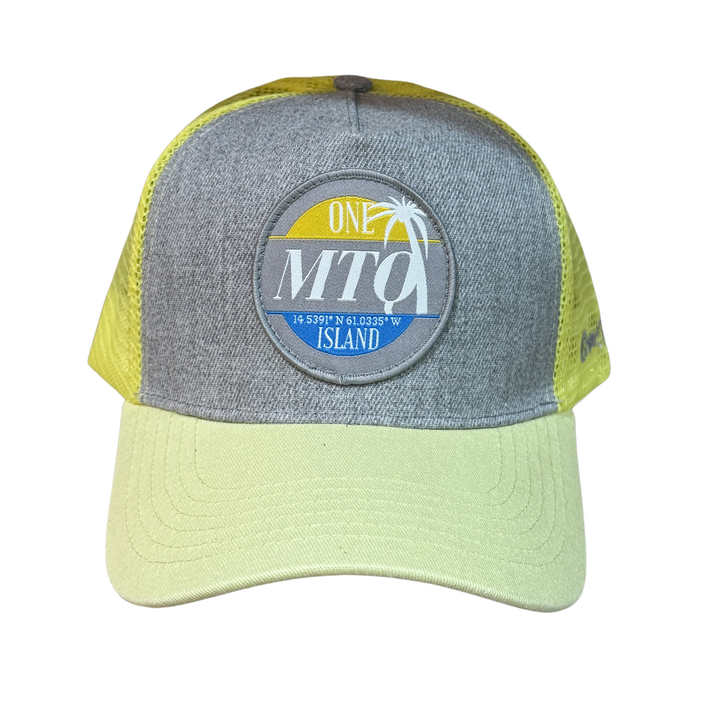 Casquette bi-color Grise et Jaune MTQ