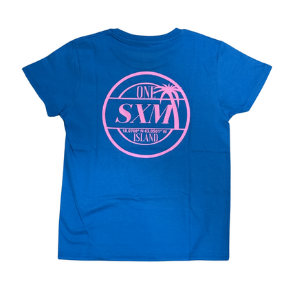 T-shirt enfant Bleu  SXM