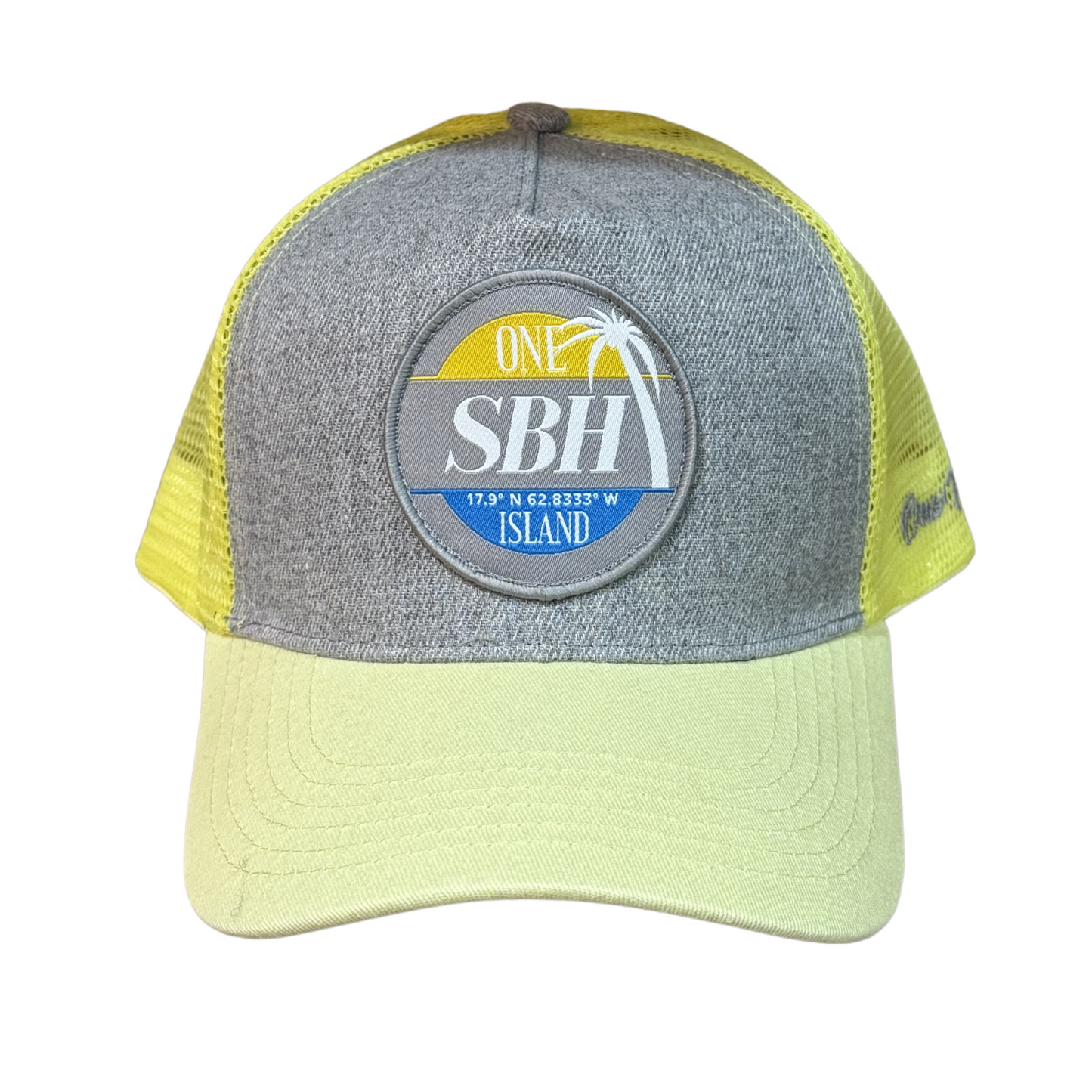 Casquette bi-color Grise et Jaune SBH