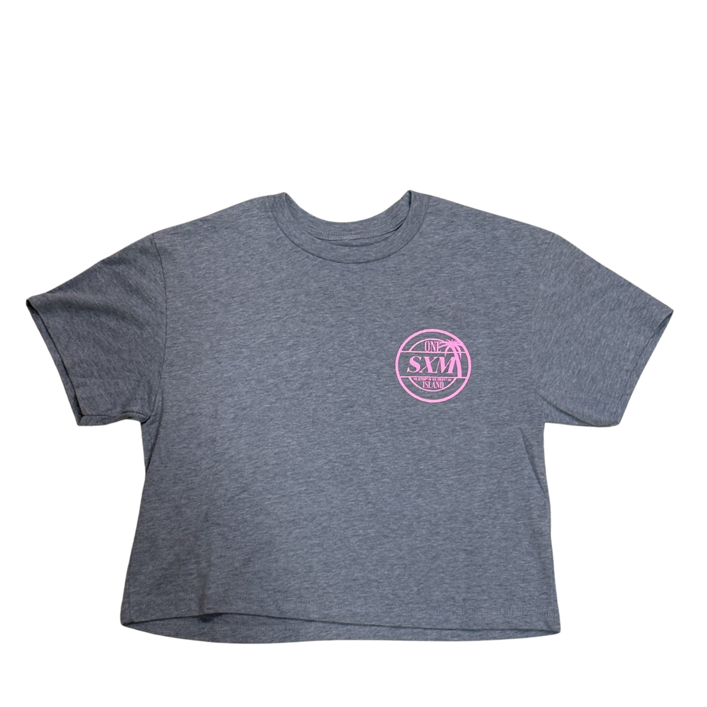 T-shirt crop-top Gris SXM