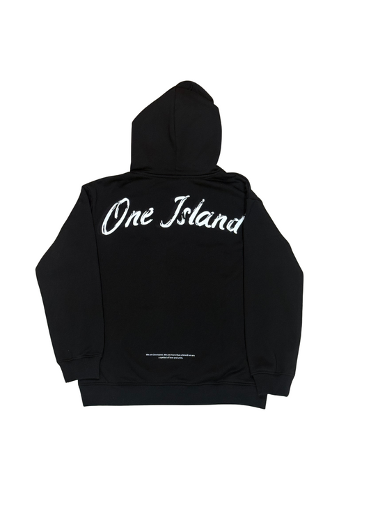 Hoodies a capuche noir avec logo SXM