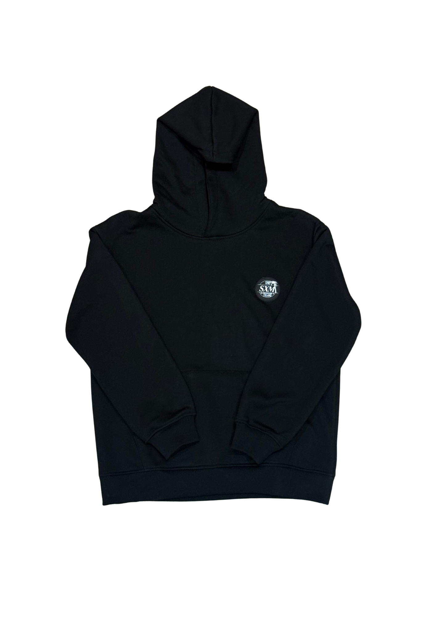 Hoodies a capuche noir avec logo SXM