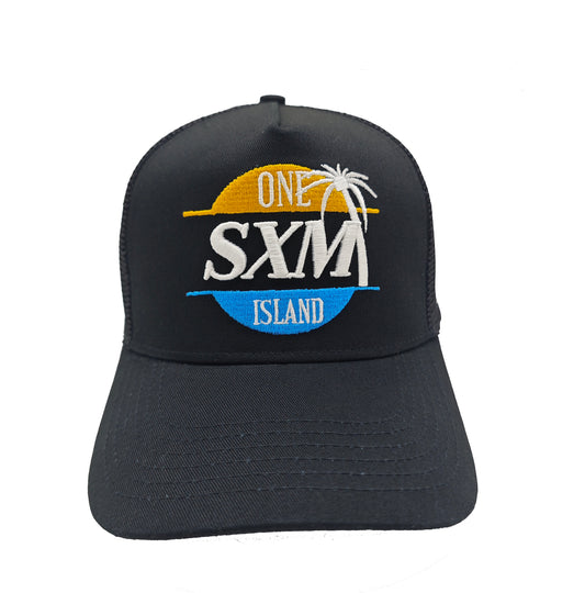 Casquette noire brode logo SXM blanc (Copie)