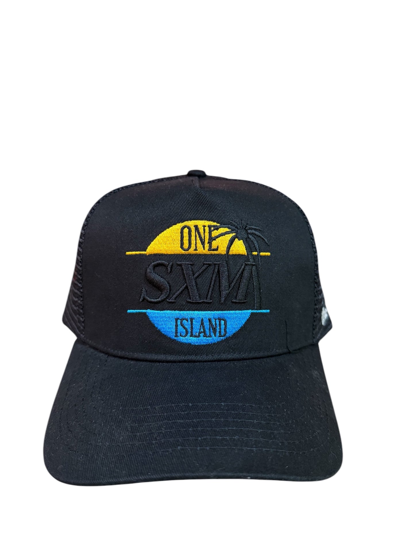 Casquette noire brode logo SXM noir