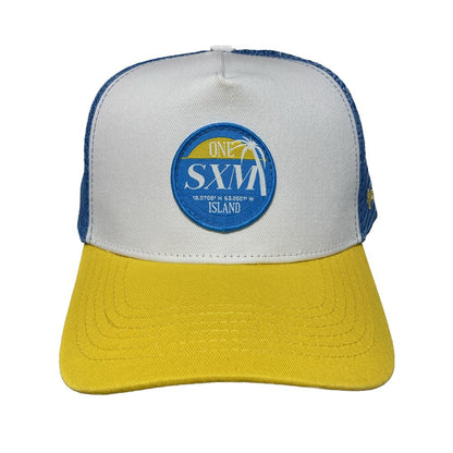 Casquette enfant tri-color Bleu Blanc Jaune SXM