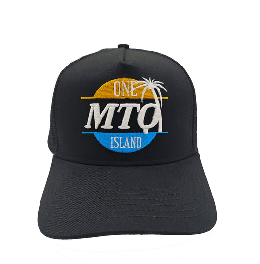 Casquette noire brode logo MTQ