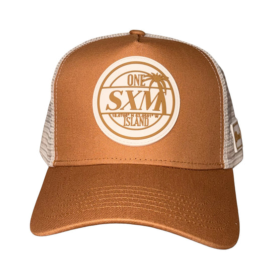 Casquette SXM Camel et beige