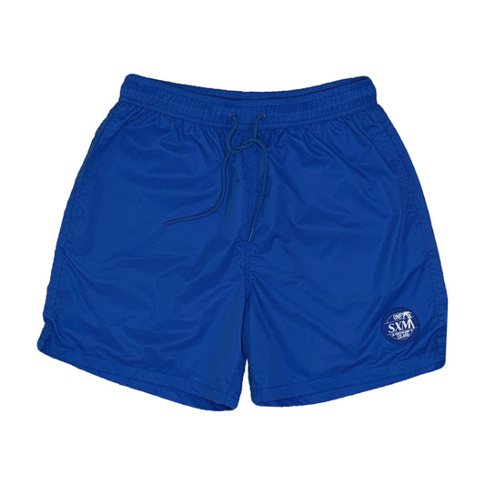 Short de bain bleu électrique
