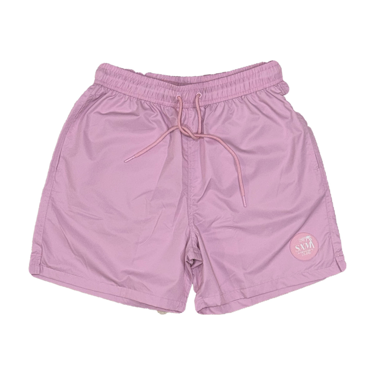 Short de bain rose pâle