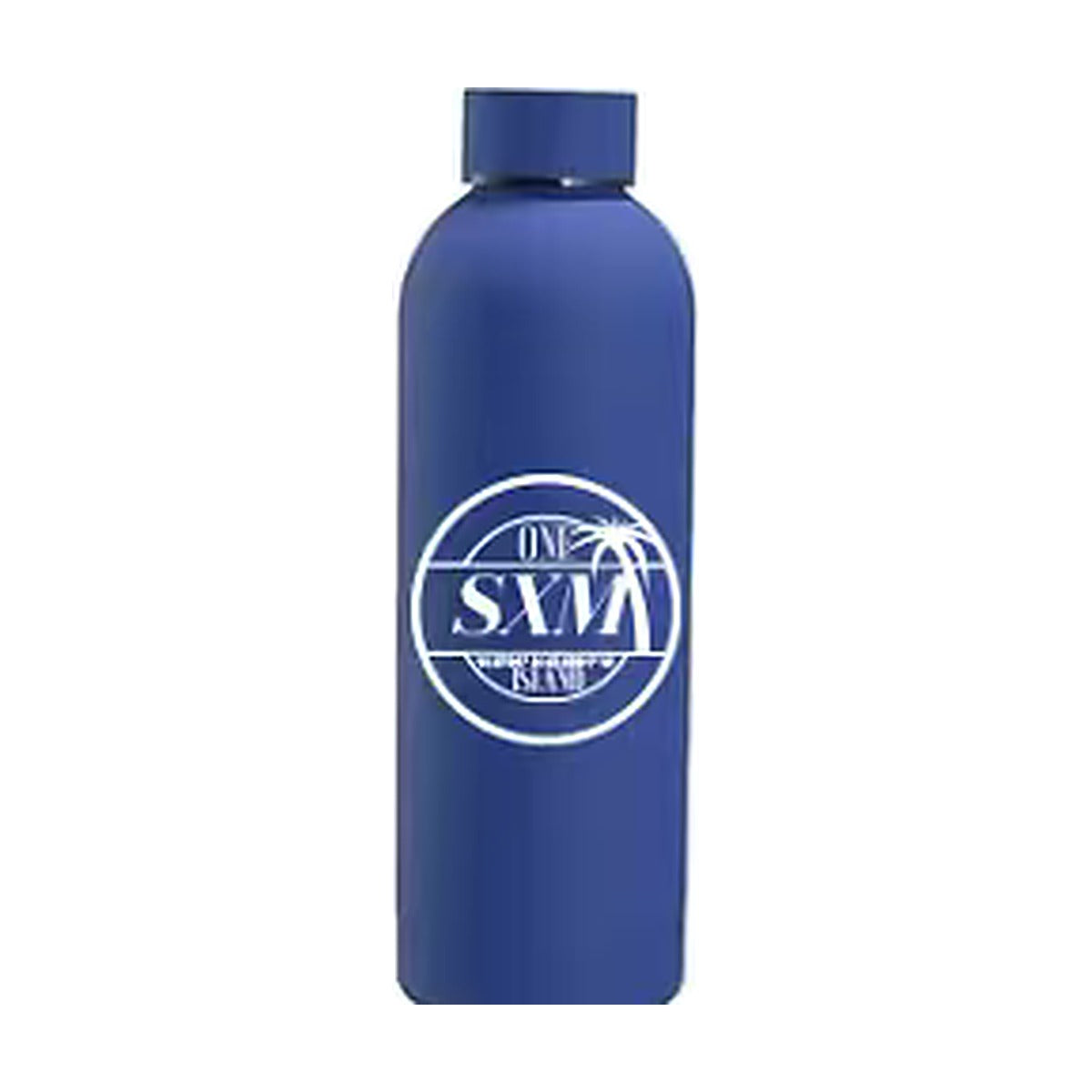 Bouteille isotherme SXM One Island bleu roi 75 cl avec logo